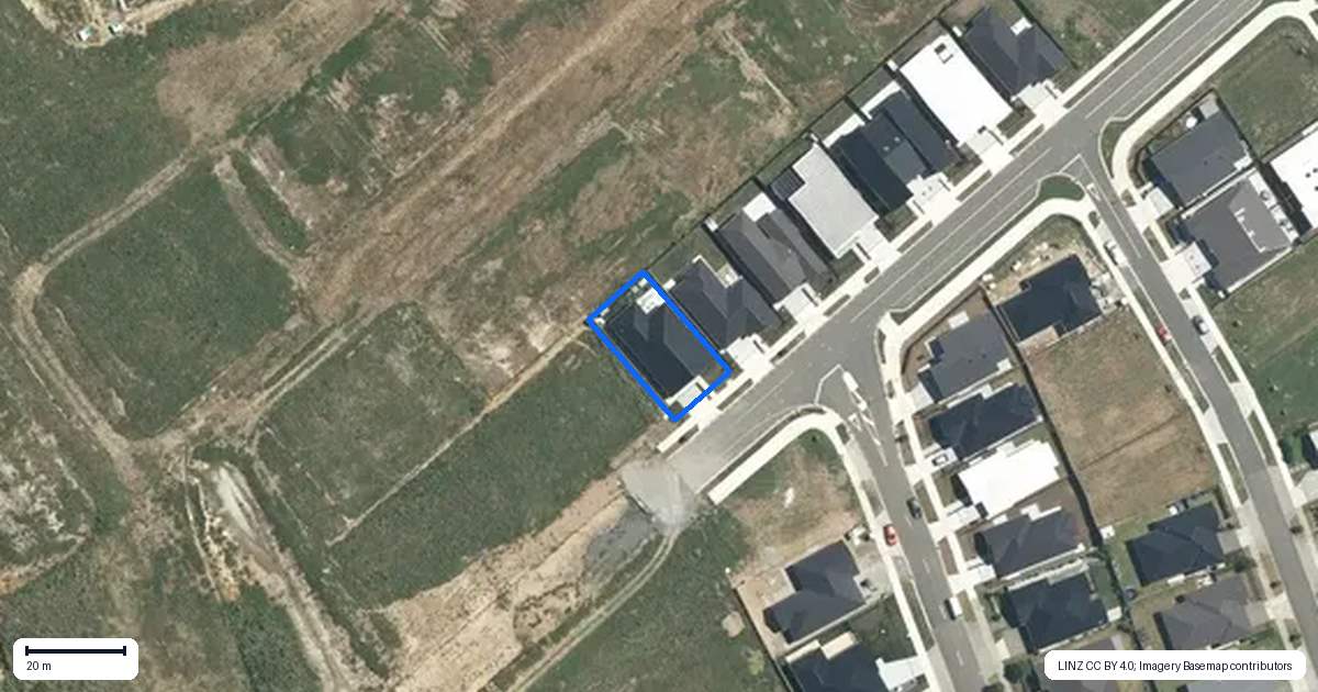 Property context map for 61 Marsh Avenue, Morrinsville