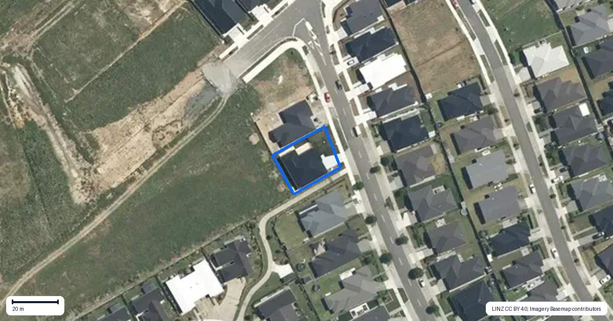 Property context map for 41 Lockerbie Street, Morrinsville
