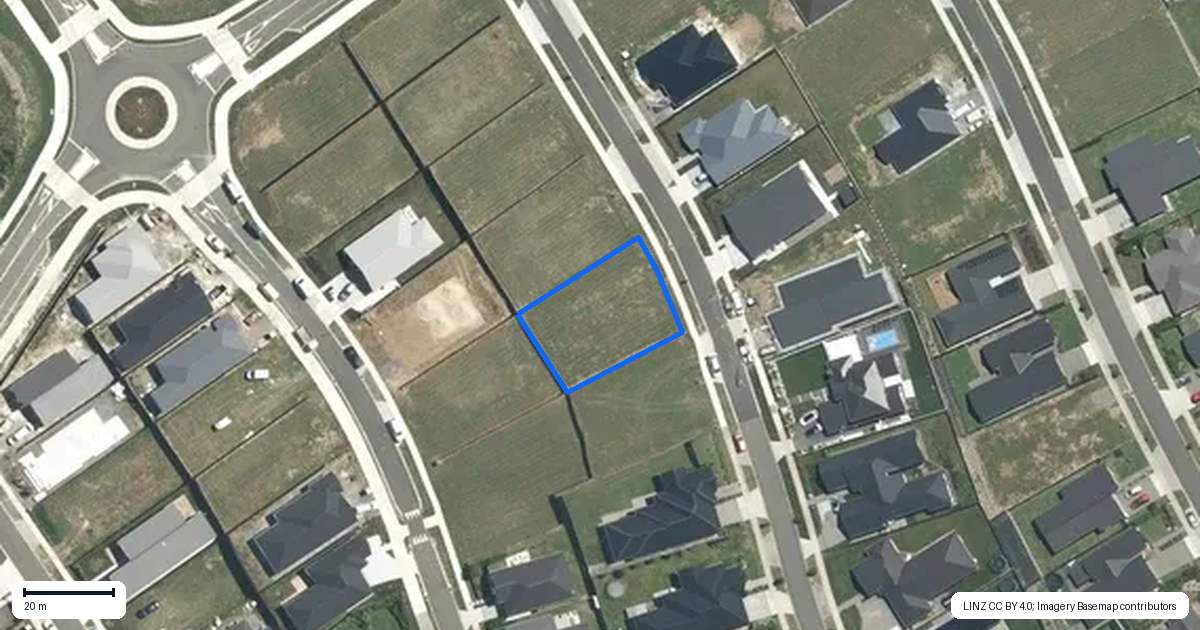 Property context map for 13 Howie Street, Morrinsville