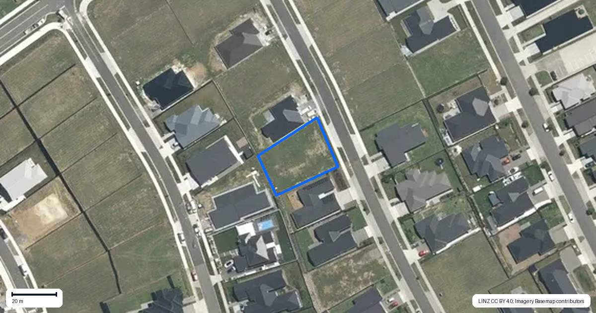Property context map for 13 Manning Street, Morrinsville