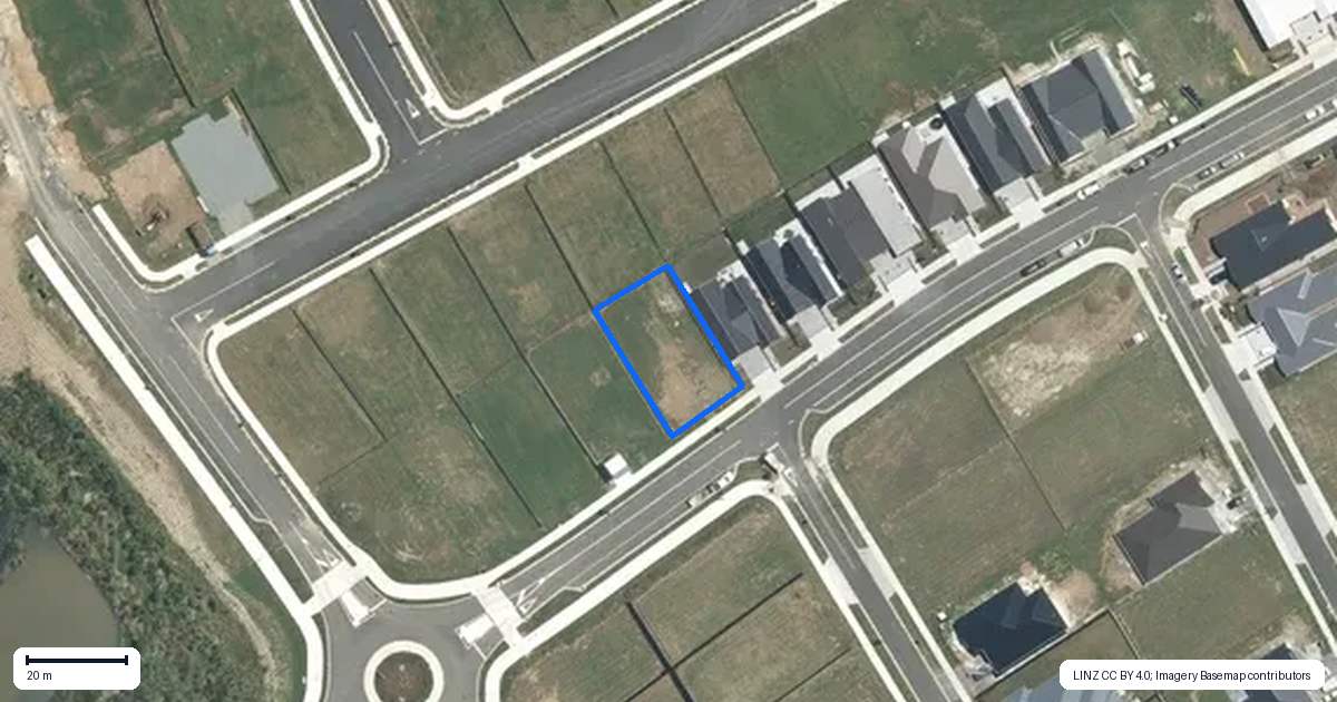 Property context map for 95 Marsh Avenue, Morrinsville