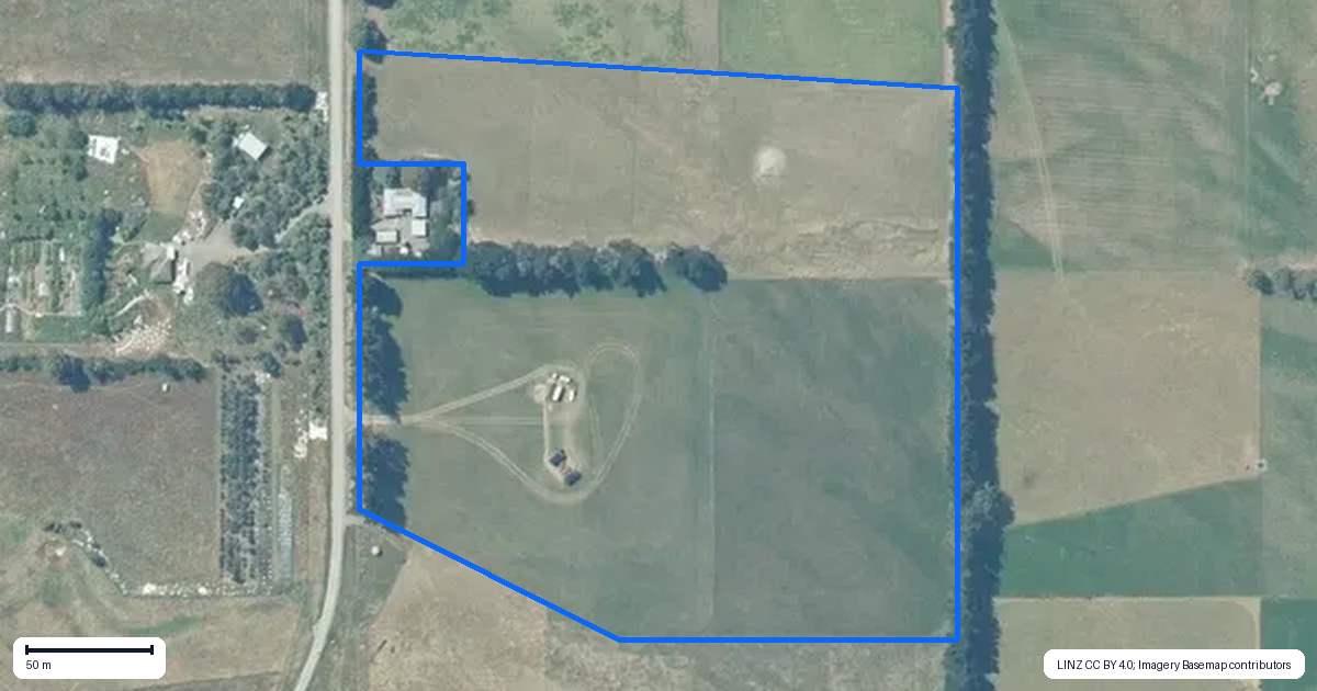 Property context map for 23 Buschs Road, Medbury, Hawarden