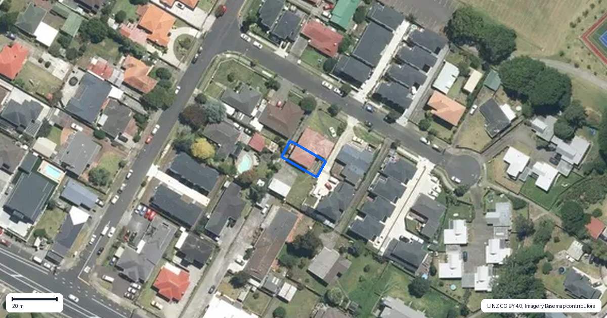 Property context map for 1C Wilmshurst Avenue, Papatoetoe, Auckland