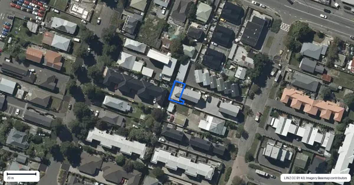 Property context map for 5/65 Thackeray Place, Waltham, Christchurch