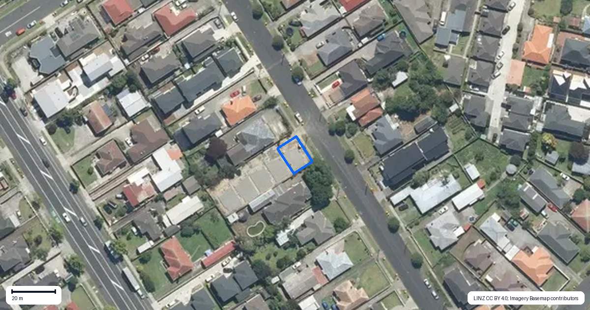 Property context map for 23A Seymour Avenue, Papatoetoe, Auckland