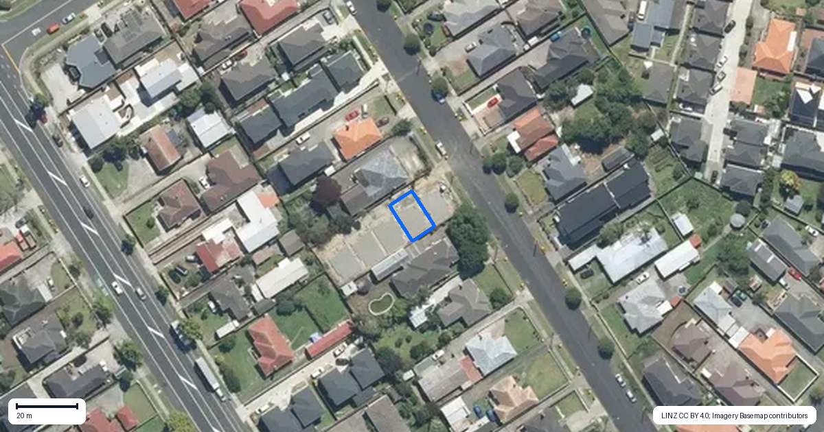 Property context map for 23B Seymour Avenue, Papatoetoe, Auckland