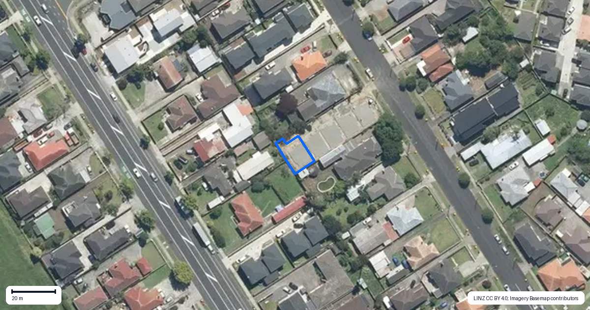 Property context map for 23E Seymour Avenue, Papatoetoe, Auckland