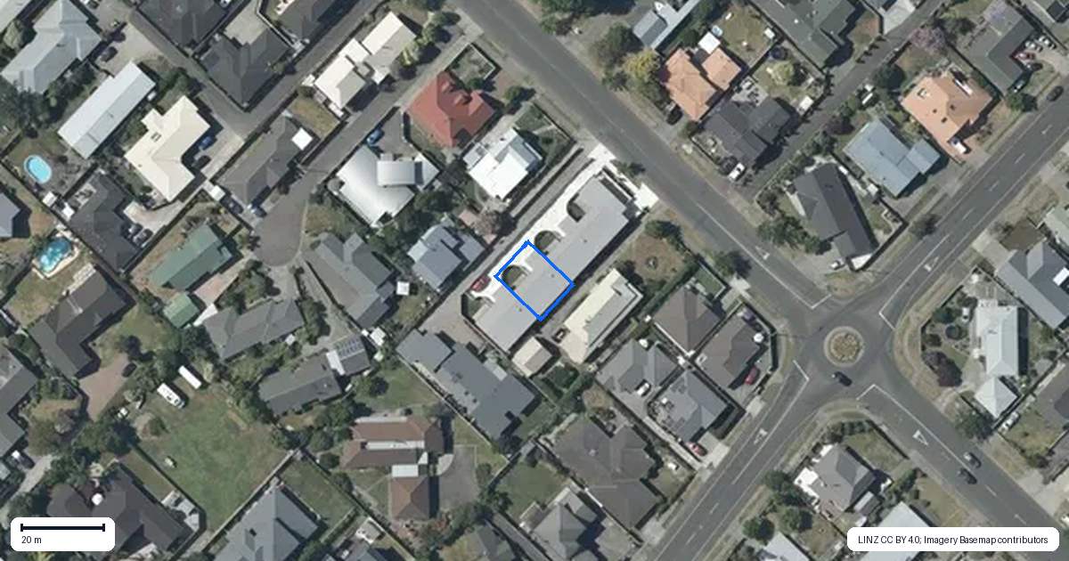 Property context map for 102B Auckland Road, Greenmeadows, Napier