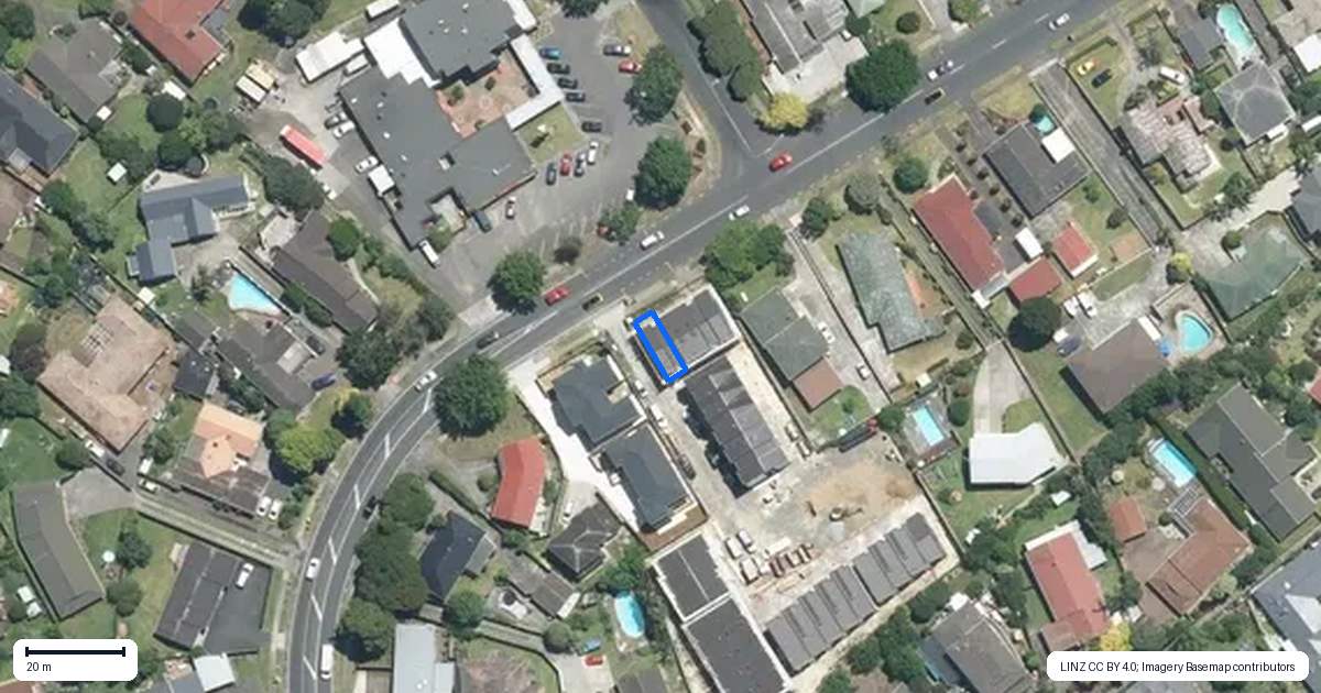 Property context map for 1/86 Elliot Street, Pahurehure, Papakura