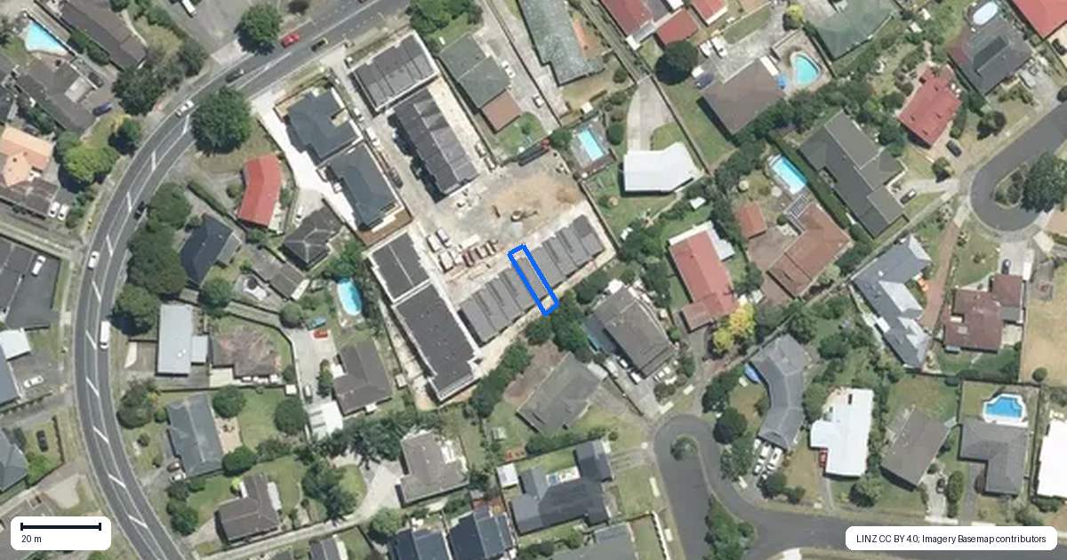 Property context map for 15/86 Elliot Street, Pahurehure, Papakura