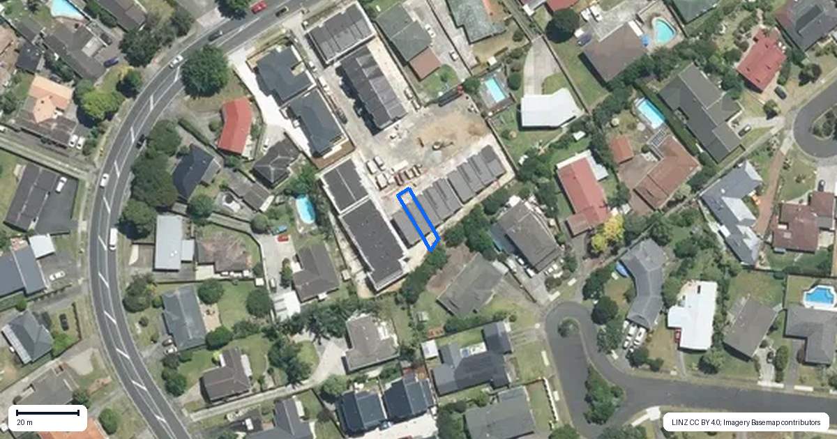 Property context map for 18/86 Elliot Street, Pahurehure, Papakura