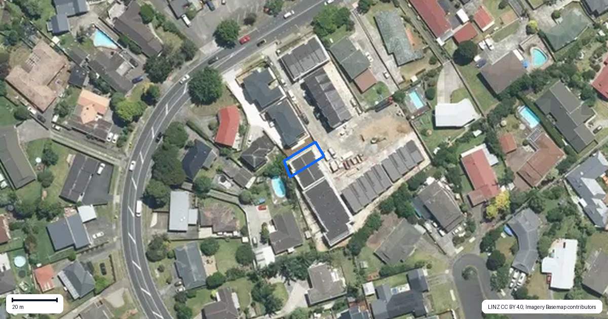 Property context map for 20/86 Elliot Street, Pahurehure, Papakura