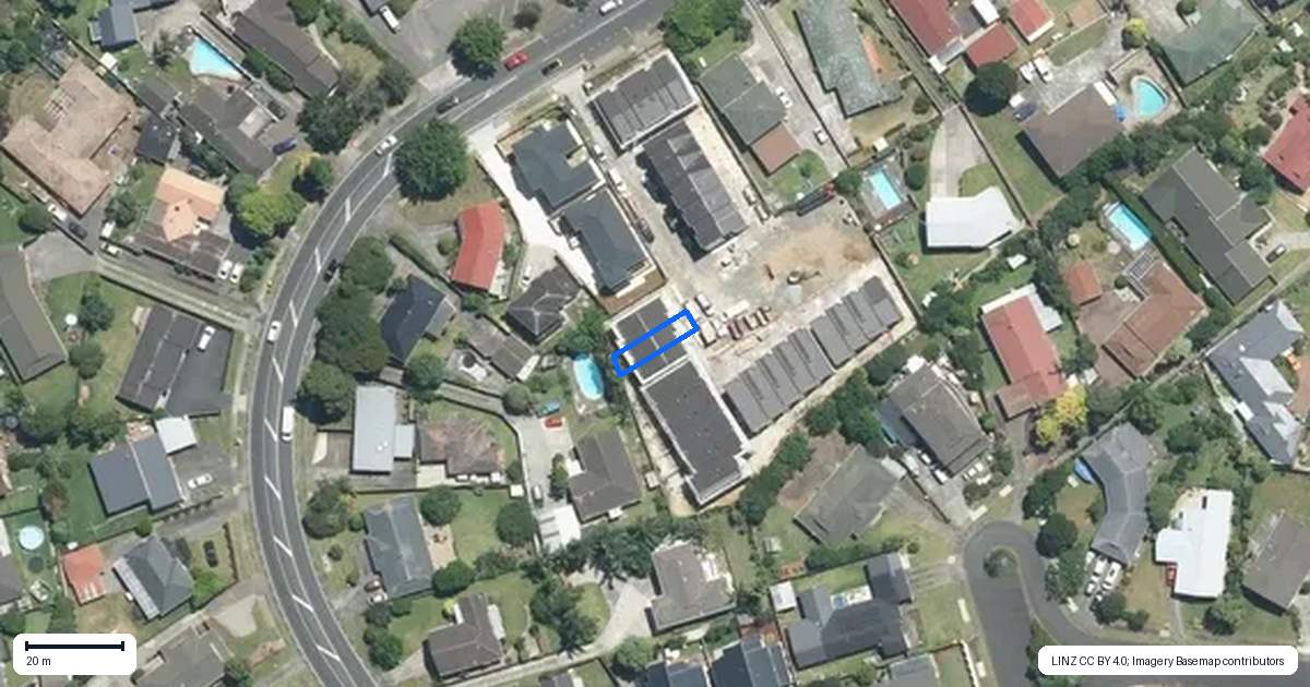 Property context map for 21/86 Elliot Street, Pahurehure, Papakura