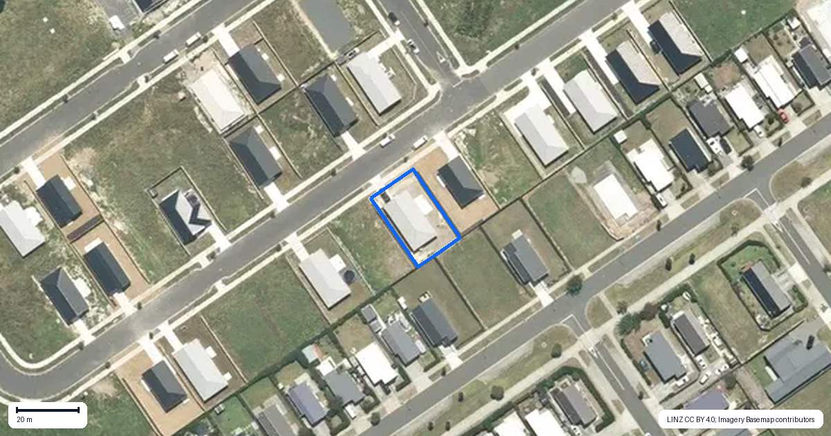 Property context map for 29 Riverine Road, Te Kauwhata