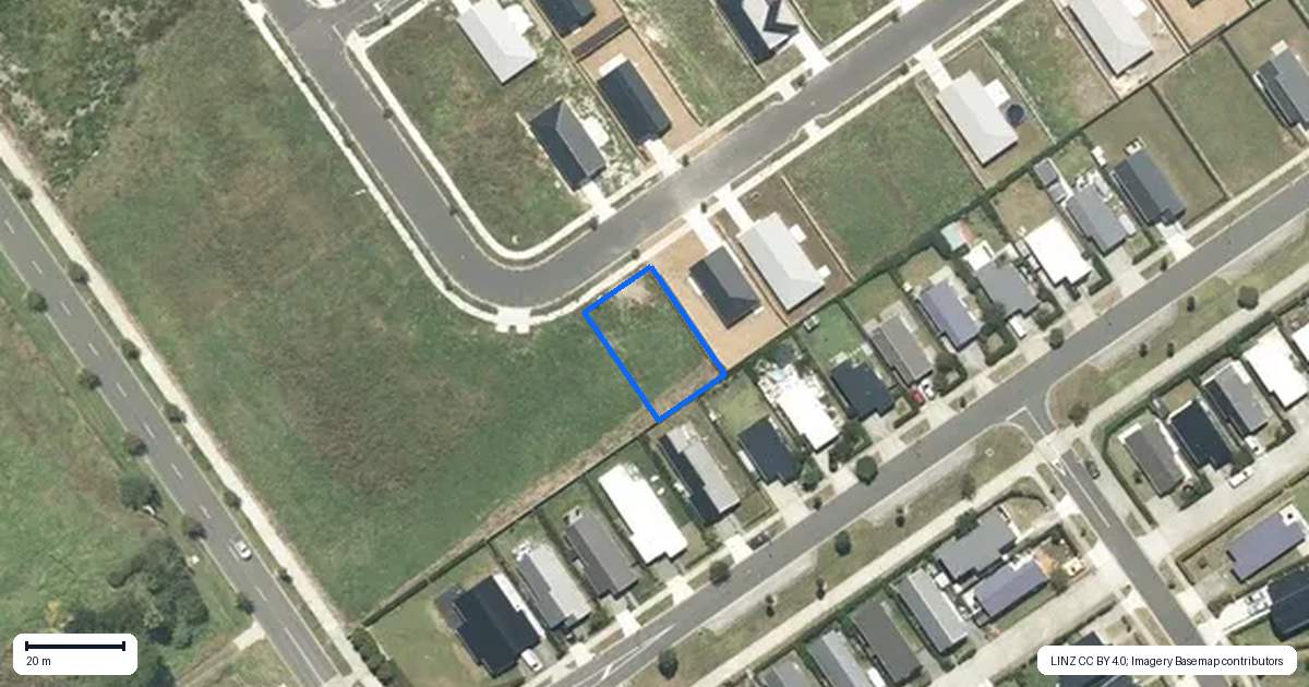 Property context map for 43 Riverine Road, Te Kauwhata