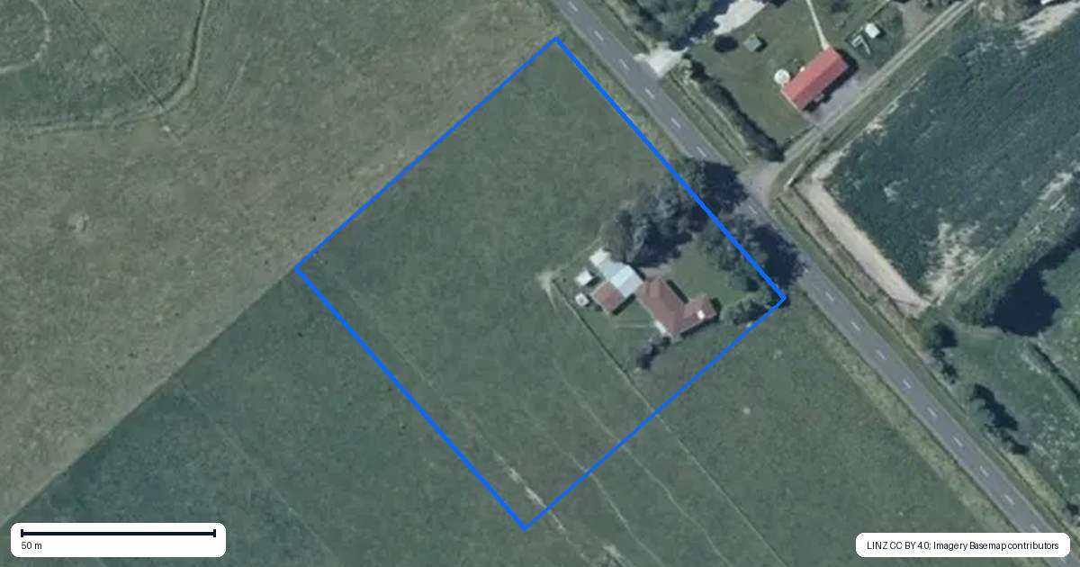 Property context map for 517 Gillespies Line, Kairanga