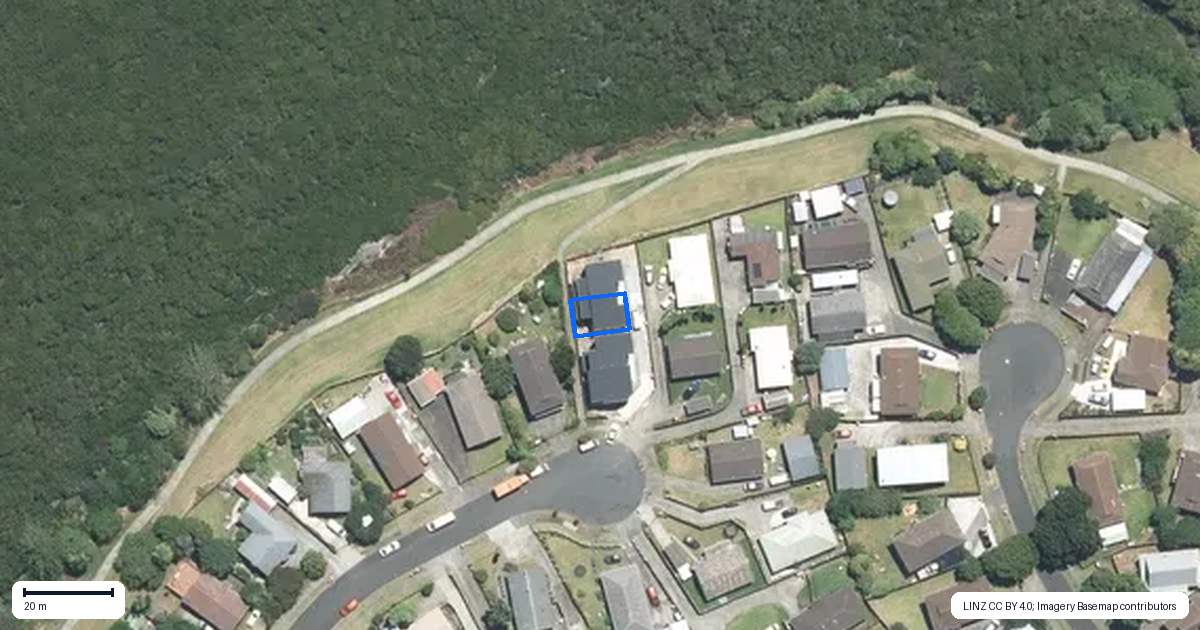 Property context map for 42C Kopara Place, Clendon Park, Auckland