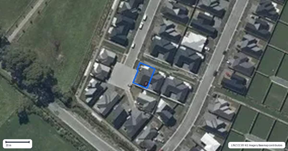Property context map for 17 Kekewai Place, Halswell, Christchurch