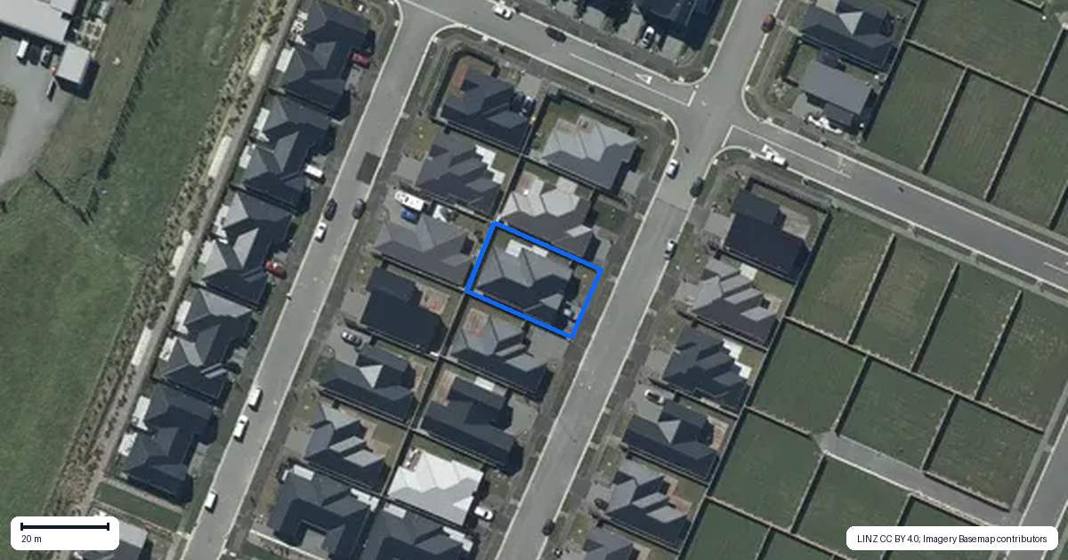 Property context map for 19 Matai Springs Drive, Halswell, Christchurch