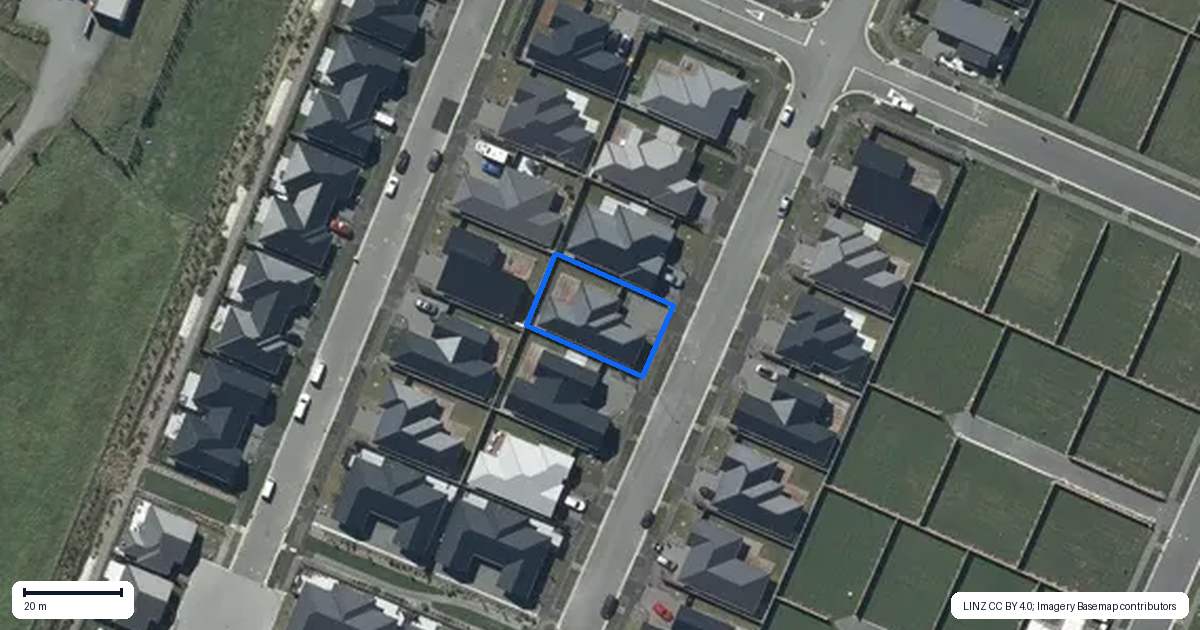 Property context map for 17 Matai Springs Drive, Halswell, Christchurch