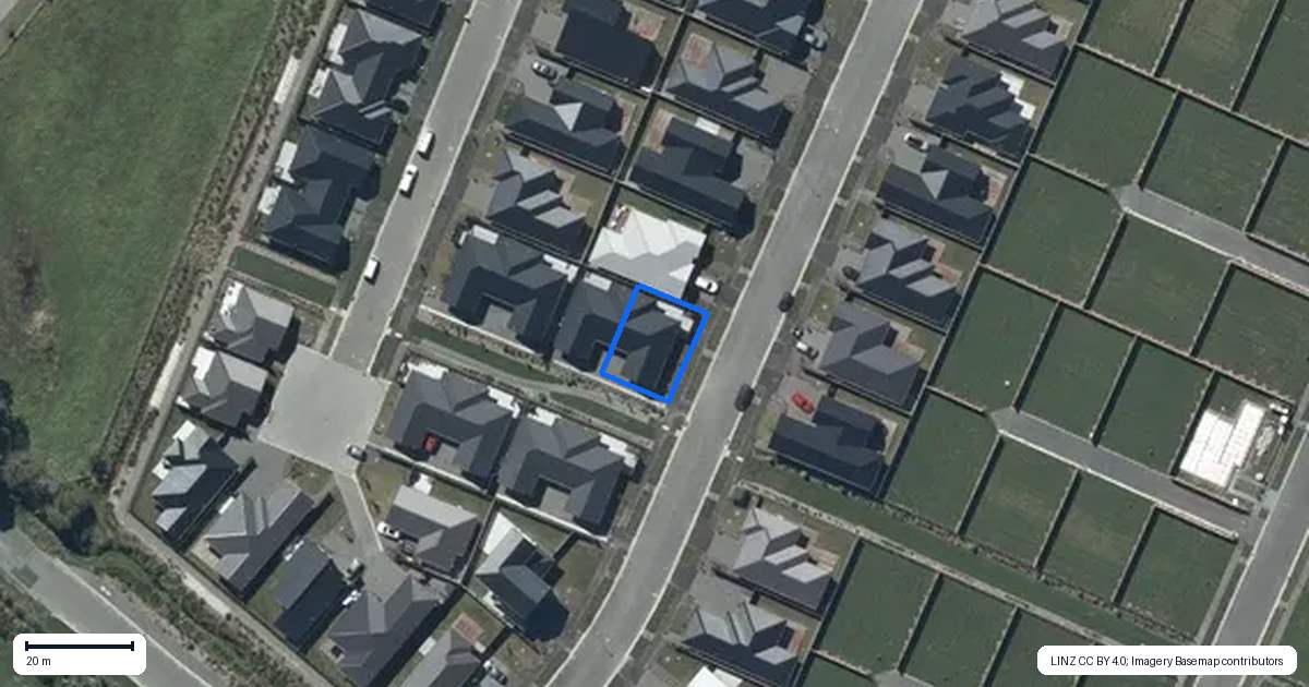 Property context map for 11 Matai Springs Drive, Halswell, Christchurch