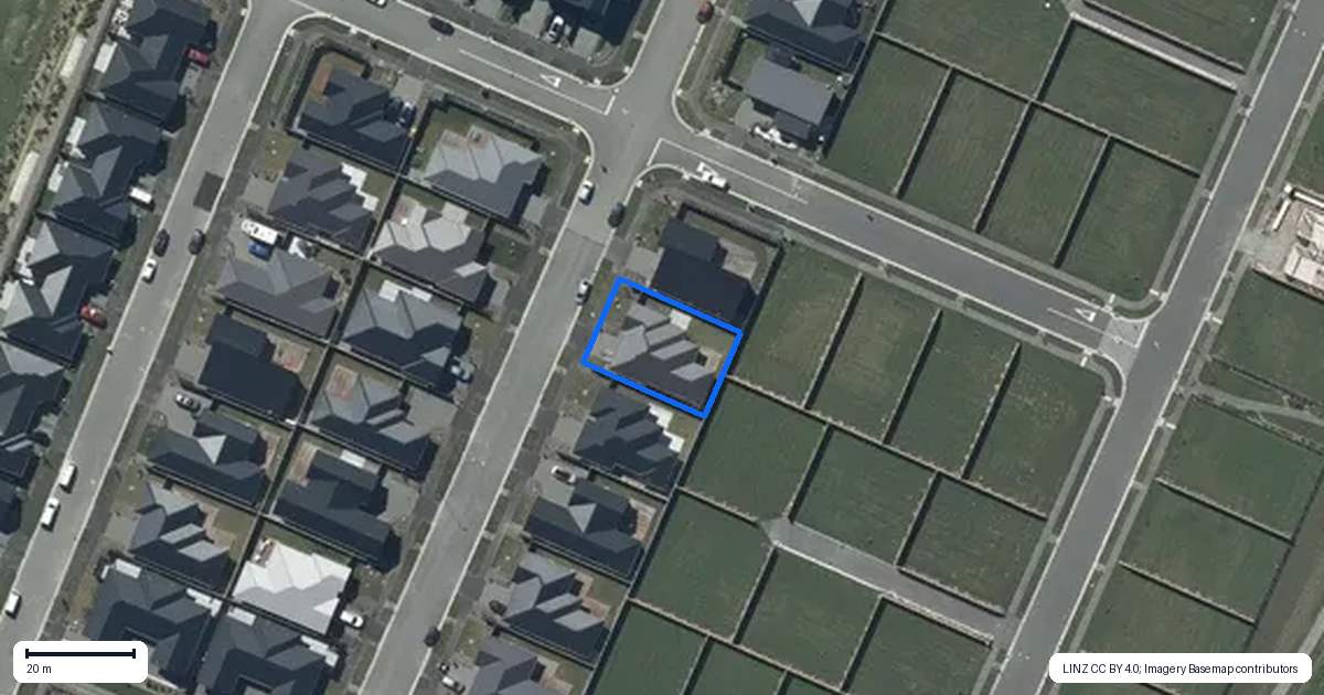 Property context map for 22 Matai Springs Drive, Halswell, Christchurch