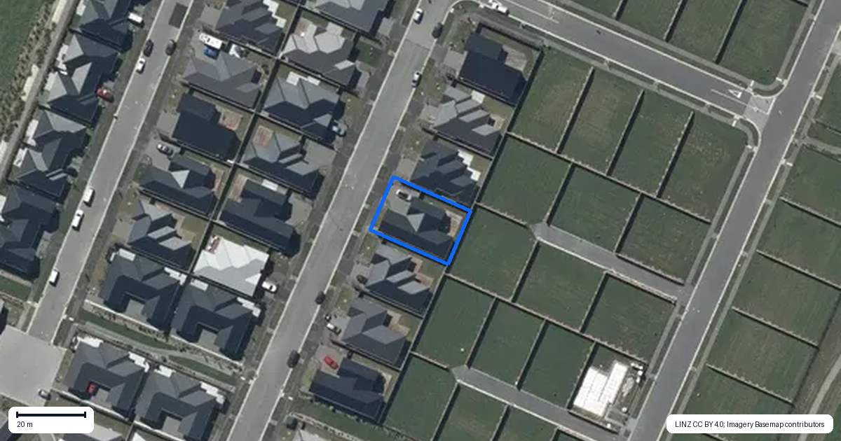 Property context map for 18 Matai Springs Drive, Halswell, Christchurch