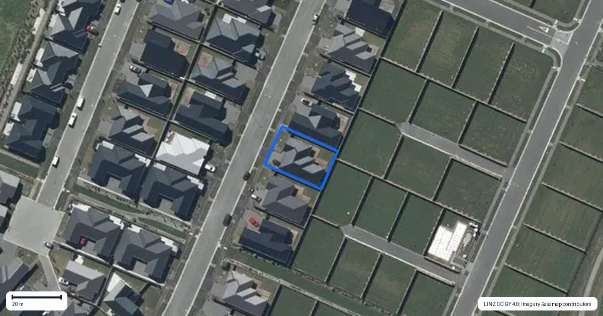 Property context map for 16 Matai Springs Drive, Halswell, Christchurch