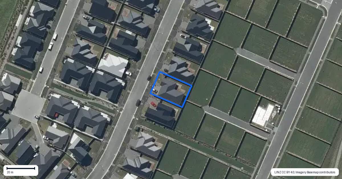 Property context map for 14 Matai Springs Drive, Halswell, Christchurch