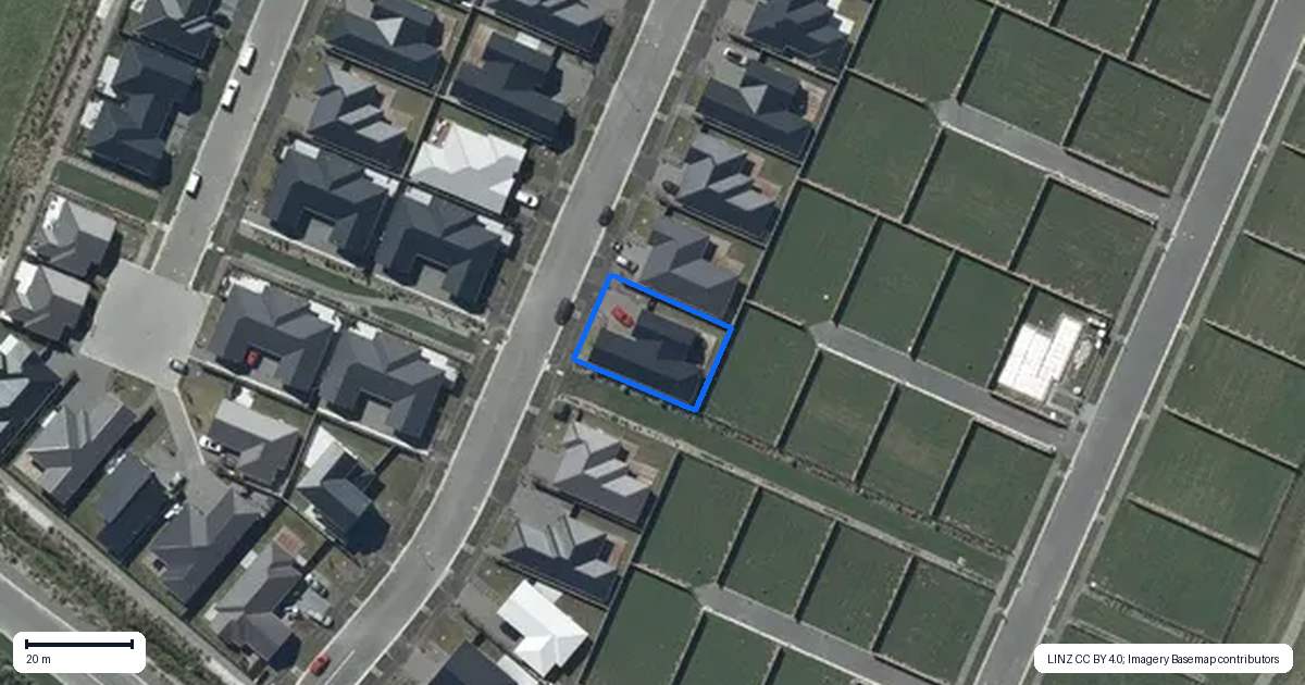 Property context map for 12 Matai Springs Drive, Halswell, Christchurch