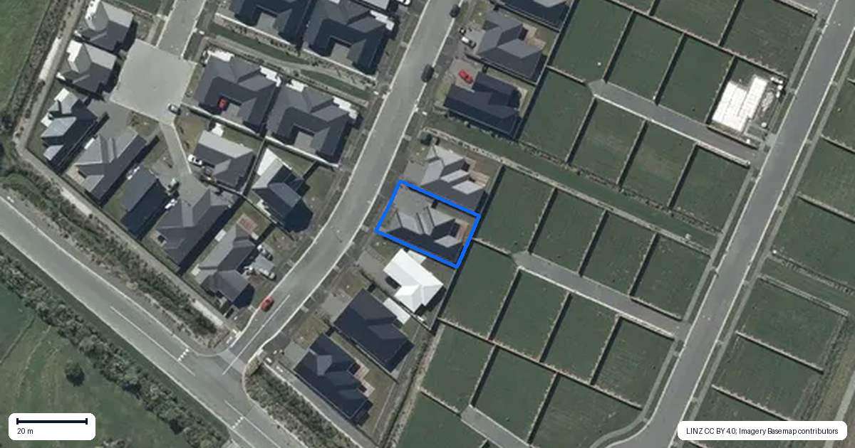 Property context map for 8 Matai Springs Drive, Halswell, Christchurch