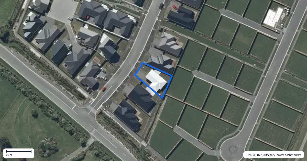 Property context map for 6 Matai Springs Drive, Halswell, Christchurch