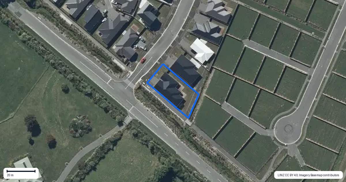 Property context map for 2 Matai Springs Drive, Halswell, Christchurch