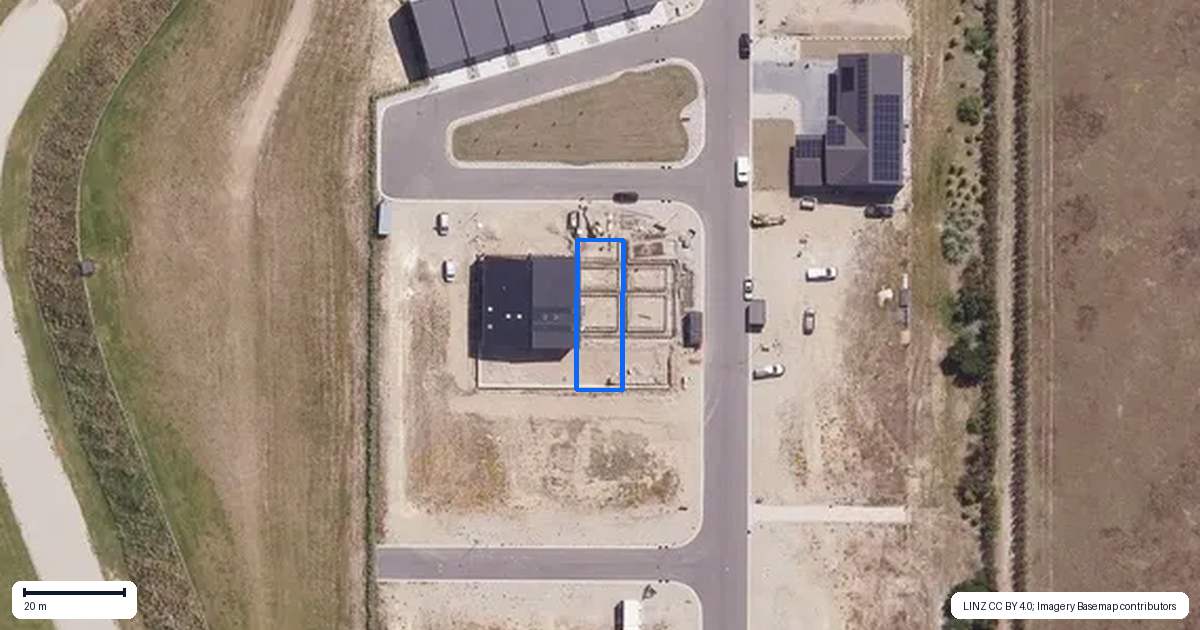 Property context map for 1B Spillane Grove, Cromwell
