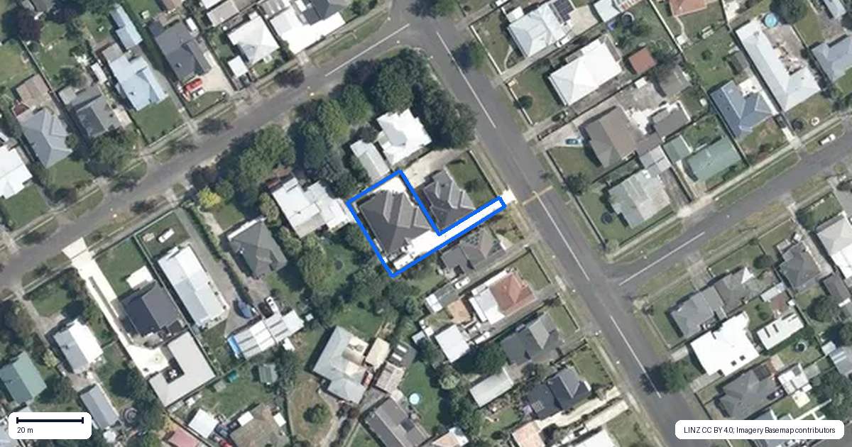 Property context map for 34 Derby Street, Feilding