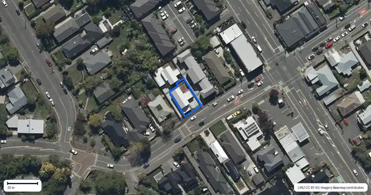 Property context map for 89 Westminster Street, St Albans, Christchurch