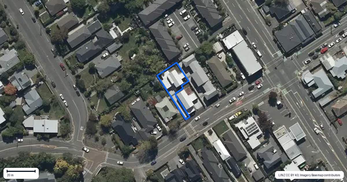 Property context map for 89A Westminster Street, St Albans, Christchurch