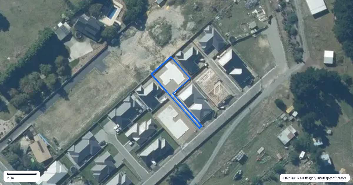 Property context map for 19 Ella Street, Rolleston