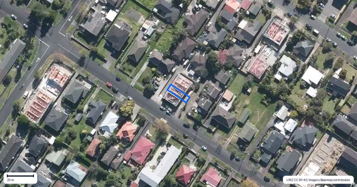 Property context map for 2/19 Alverston Street, Waterview, Auckland