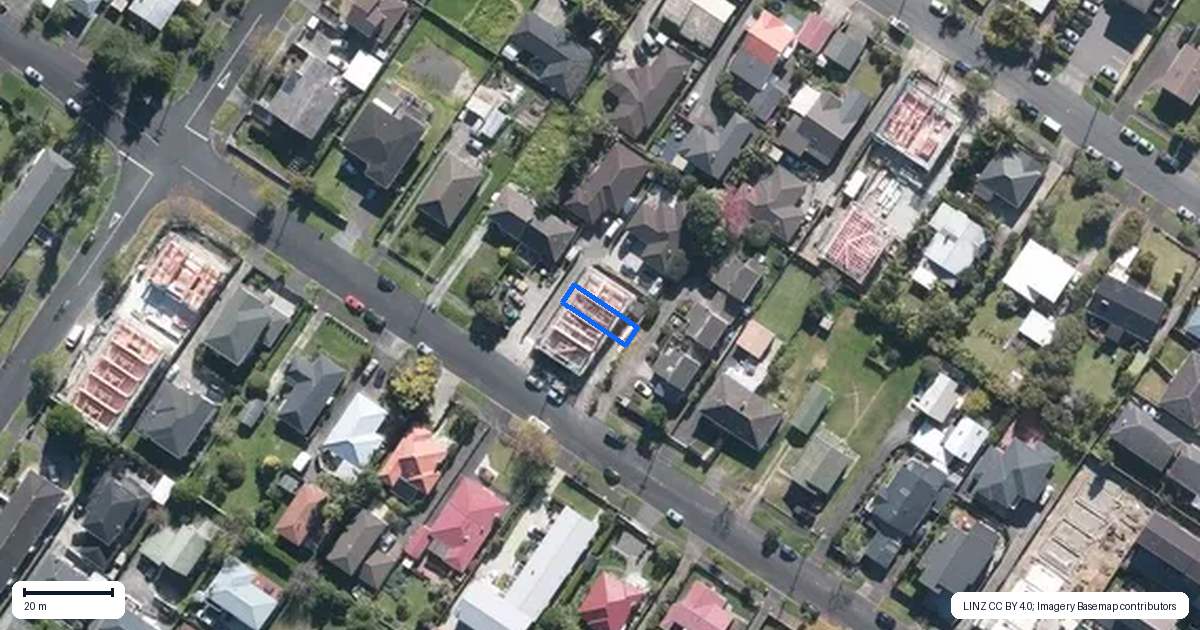 Property context map for 3/19 Alverston Street, Waterview, Auckland