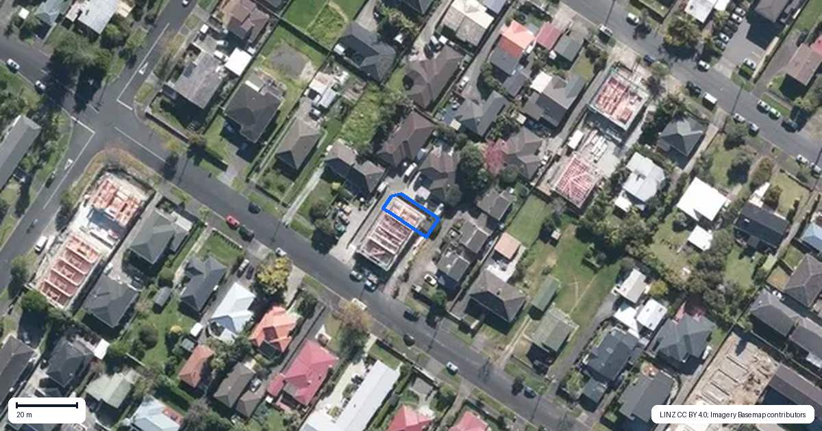 Property context map for 4/19 Alverston Street, Waterview, Auckland