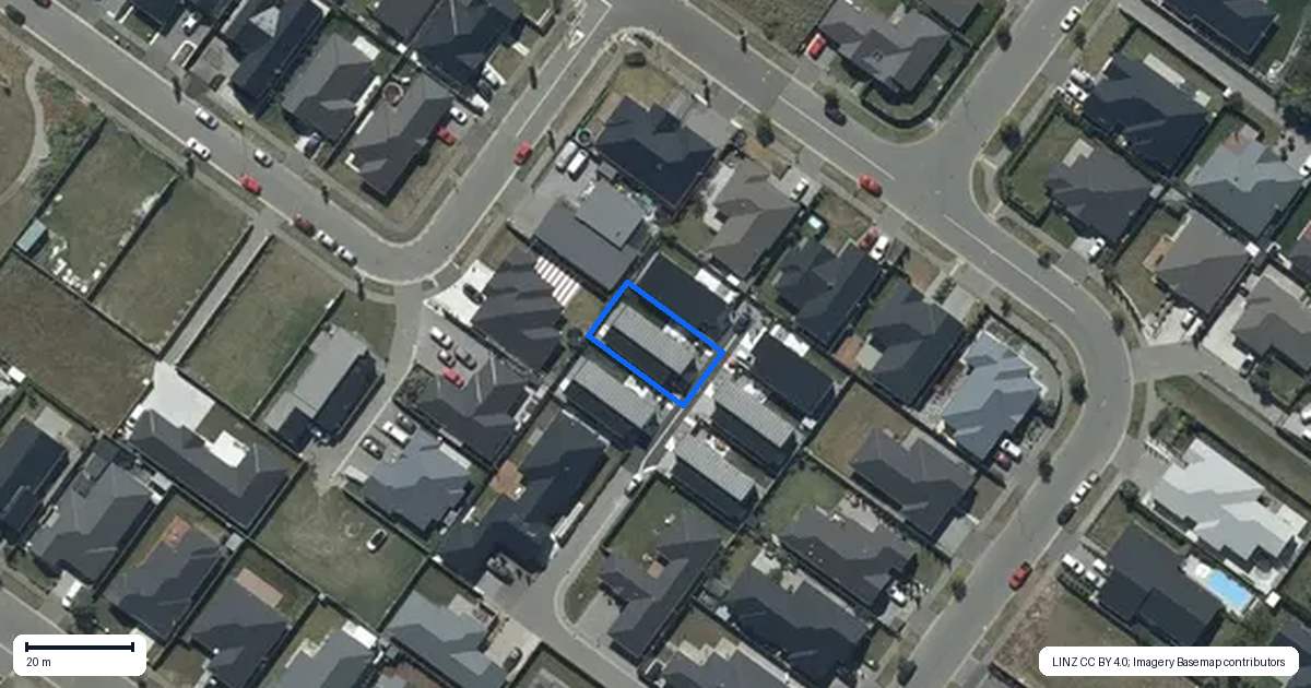 Property context map for 11 Bernina Lane, Wigram, Christchurch