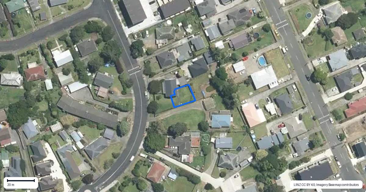 Property context map for 40B Bowater Place, Manurewa, Auckland
