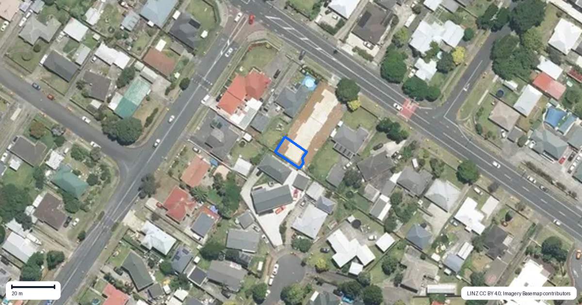 Property context map for 144E Russell Road, Manurewa, Auckland