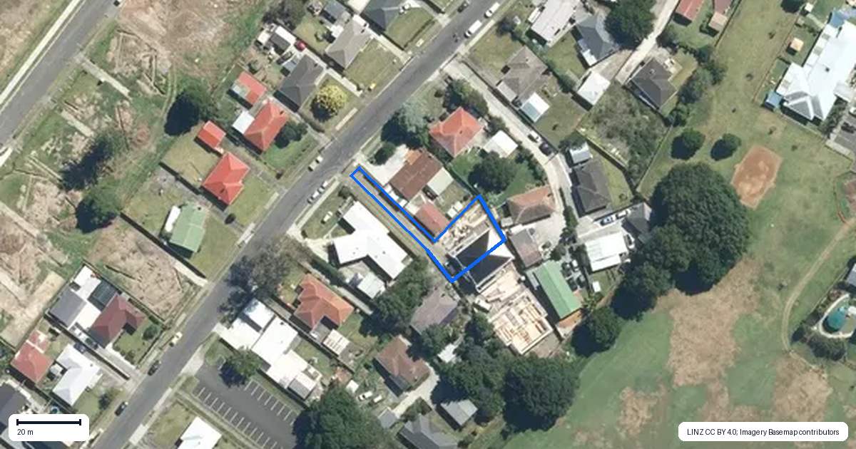 Property context map for 16A Haddon Street, Mangere East, Auckland