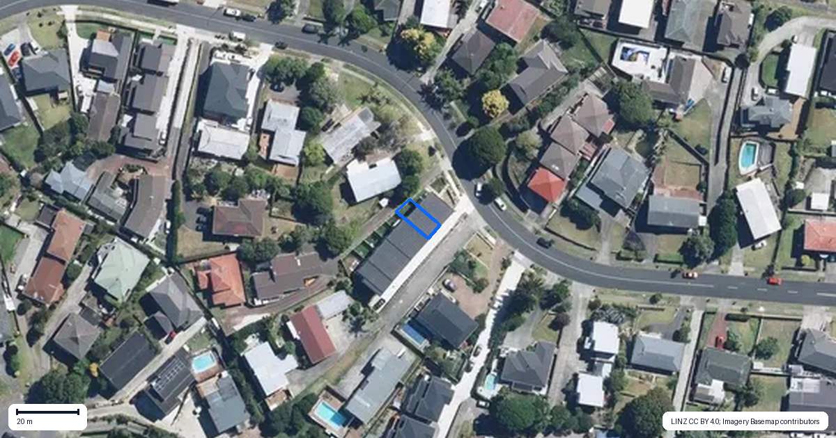 Property context map for 2/41 Marriott Road, Pakuranga, Auckland
