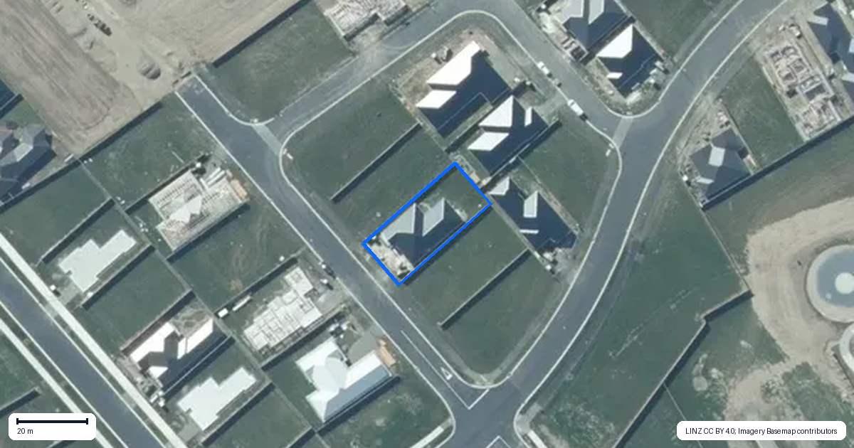 Property context map for 29 Accadia Drive, Rolleston