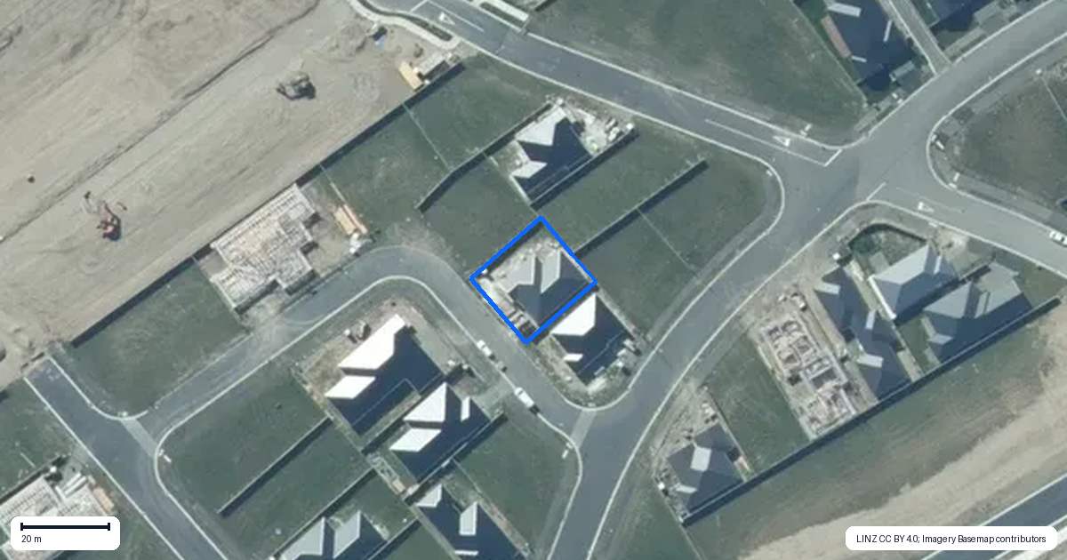 Property context map for 4 Appaloosa Way, Rolleston