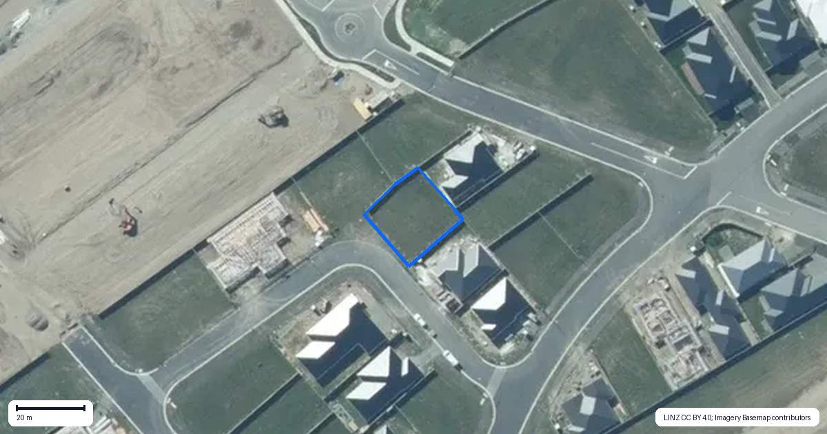 Property context map for 6 Appaloosa Way, Rolleston