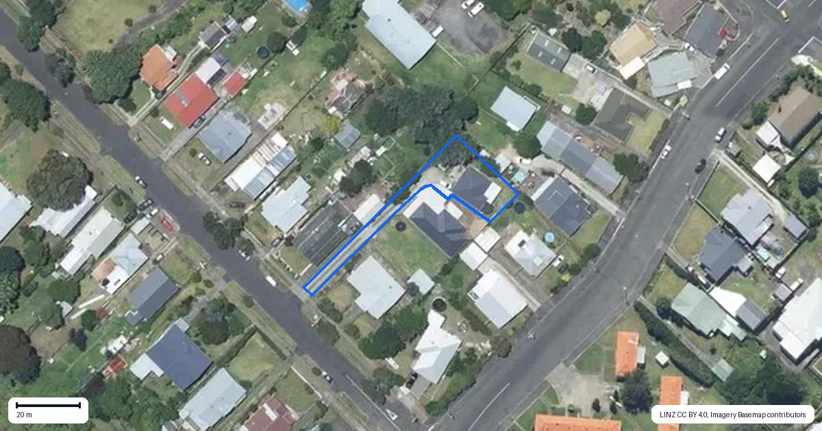 Property context map for 26B Caius Avenue, Gonville, Whanganui
